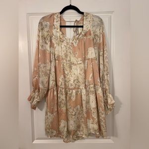 Pink and White floral dress